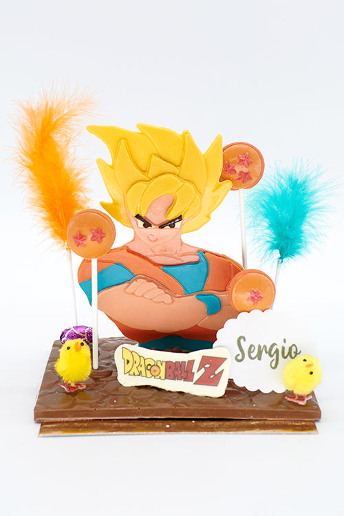 Mona de pascua de Chocolate de Goku