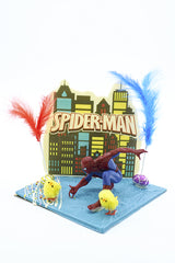 Mona de Pascua de Chocolate con figura de Spiderman