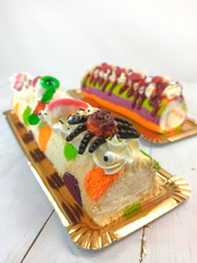 pastel rollos halloween