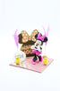 mona de pascua de chocolate con figurita de minnie