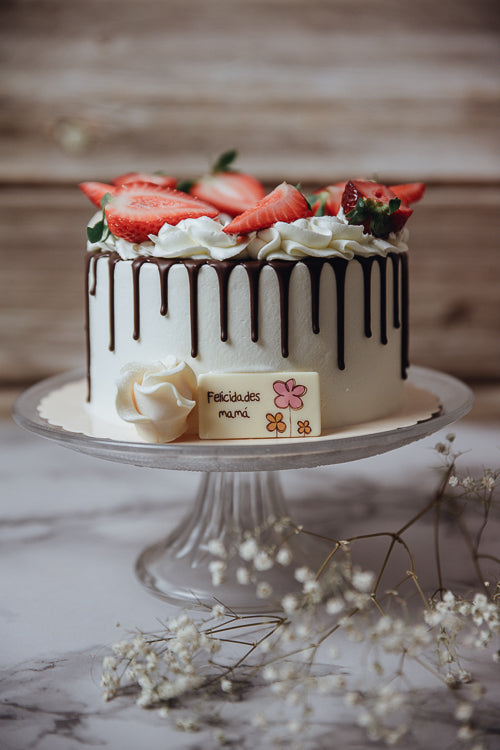 Pastel Fresas Día de la Madre