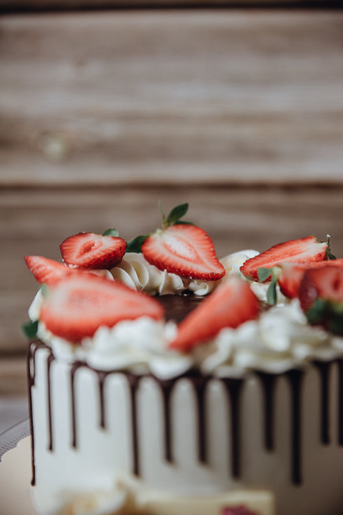 Pastel Fresas Día de la Madre