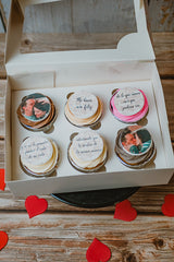 Caja 6 Cupcakes foto personalizada