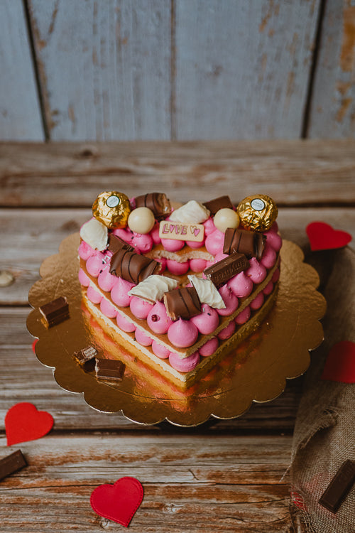 pastel corazon dia de la madre