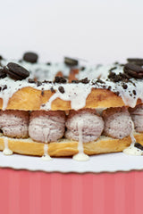 Roscón relleno de crema de Oreo